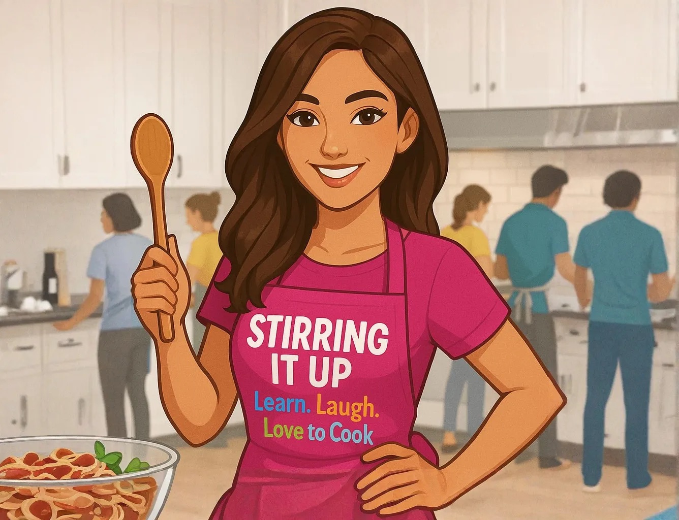 Head Instructor Jennifer - Stirring It Up: Learn. Laugh. Love to Cook.