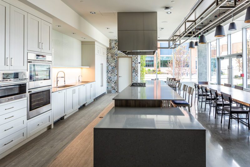 YWCA Calgary teaching kitchen interior